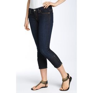 Lucky Brand Zoe Skinny Ankle Crop Dark Wash Jeans